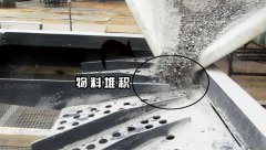 <b>直線振動篩在篩分物料時為什么會出現(xiàn)堆積？</b>